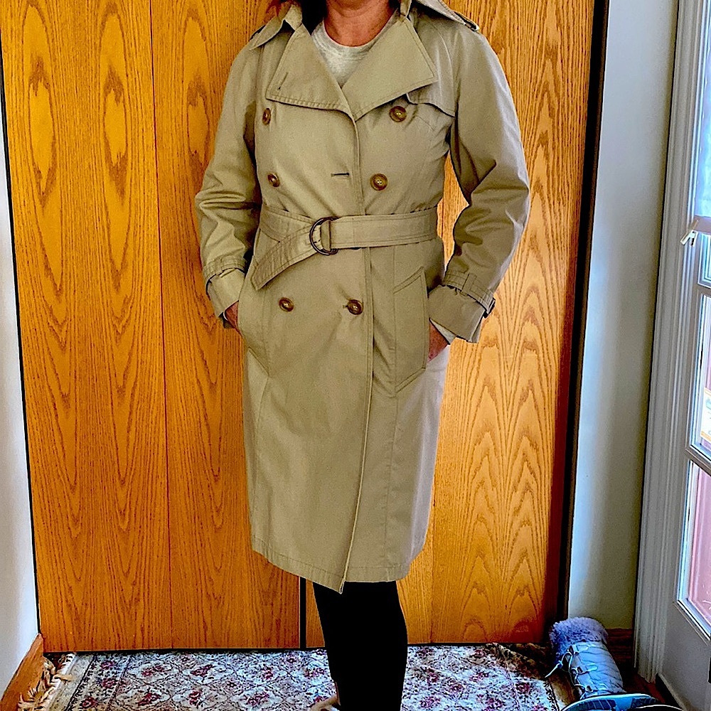 London fog trench vintage